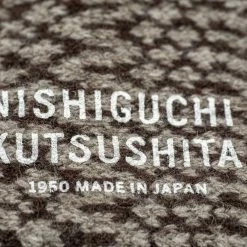 Nishiguchi Kutsushita Wool Jacquard Socks Grey 23 Nishiguchi Kutsushita Wool Jacquard Socks Grey