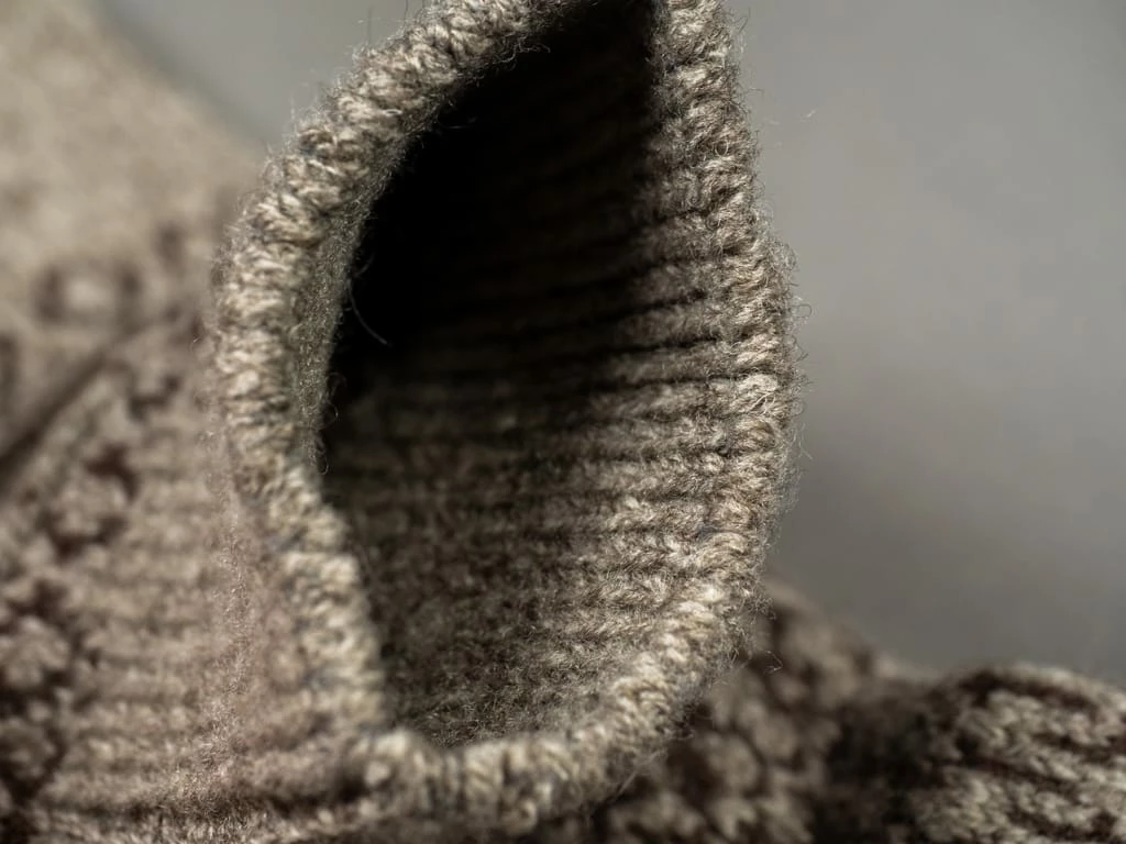 Nishiguchi Kutsushita Wool Jacquard Socks Grey 14 Nishiguchi Kutsushita Wool Jacquard Socks Grey