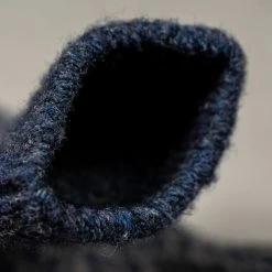 Nishiguchi Kutsushita Wool Jacquard Socks Navy