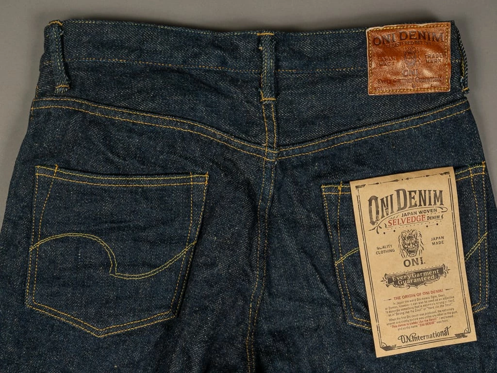 ONI Denim 902ZR "Secret Denim" 20oz High Rise Relaxed Tapered Jeans 16 ONI Denim 902ZR "Secret Denim" 20oz High Rise Relaxed Tapered Jeans