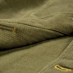 ONI Denim 03100-OLVDR Sashiko Dobby Coverall Jacket Olive Drab
