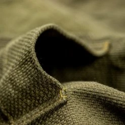 ONI Denim 03100-OLVDR Sashiko Dobby Coverall Jacket Olive Drab