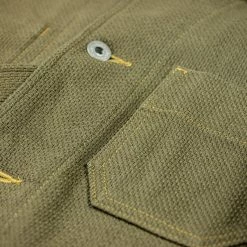 ONI Denim 03100-OLVDR Sashiko Dobby Coverall Jacket Olive Drab