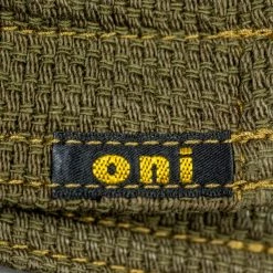 ONI Denim 03100-OLVDR Sashiko Dobby Coverall Jacket Olive Drab
