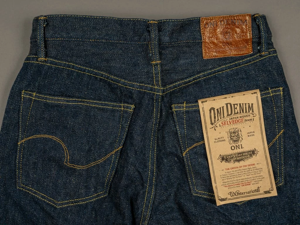ONI Denim 246ZR "Secret Denim" 20oz Modern Straight Jeans 18 ONI Denim 246ZR "Secret Denim" 20oz Modern Straight Jeans