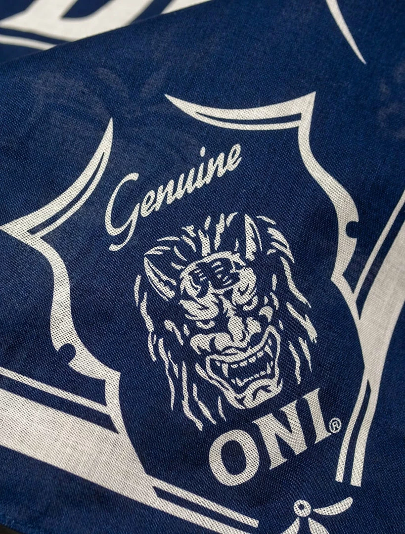 ONI Denim Navy Bandana 4 ONI Denim Navy Bandana
