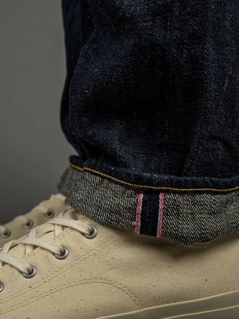 ONI Denim 515 "Kiraku II" 12oz Natural Indigo Tight Straight Jeans 11 ONI Denim 515 "Kiraku II" 12oz Natural Indigo Tight Straight Jeans