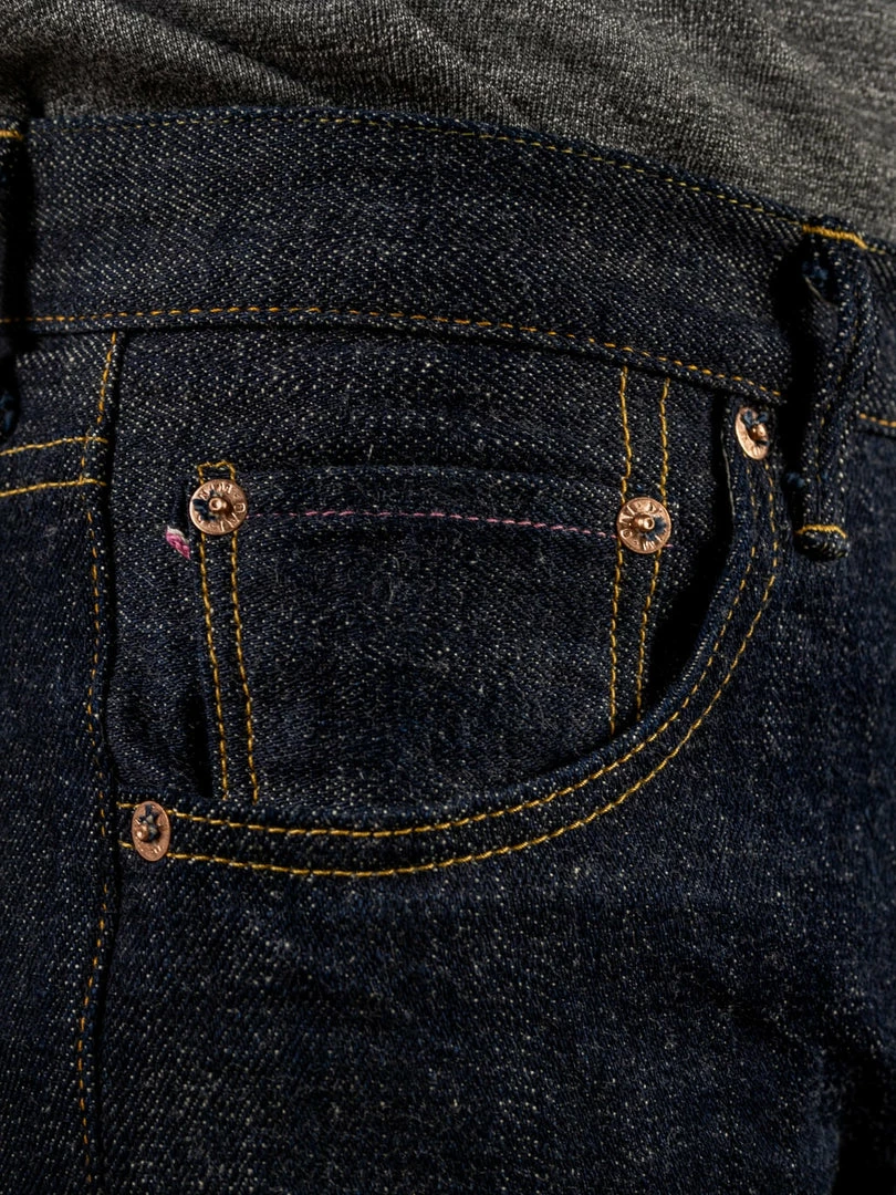 ONI Denim 515 "Kiraku II" 12oz Natural Indigo Tight Straight Jeans 10 ONI Denim 515 "Kiraku II" 12oz Natural Indigo Tight Straight Jeans