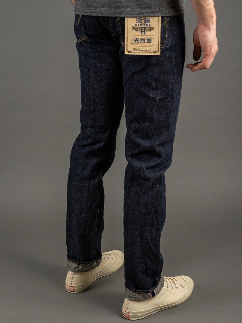 ONI Denim 515 "Kiraku II" 12oz Natural Indigo Tight Straight Jeans 5 ONI Denim 515 "Kiraku II" 12oz Natural Indigo Tight Straight Jeans