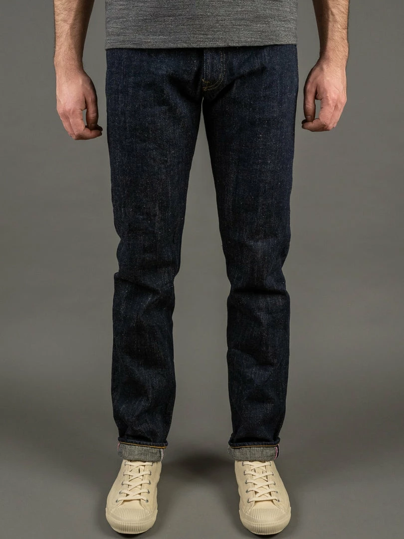 ONI Denim 515 "Kiraku II" 12oz Natural Indigo Tight Straight Jeans 4 ONI Denim 515 "Kiraku II" 12oz Natural Indigo Tight Straight Jeans