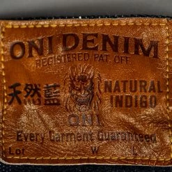 ONI Denim 515 "Kiraku II" 12oz Natural Indigo Tight Straight Jeans 54 ONI Denim 515