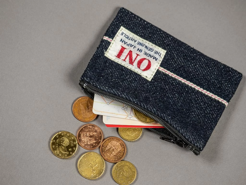 ONI Denim Selvedge Coin Pouch 4 ONI Denim Selvedge Coin Pouch