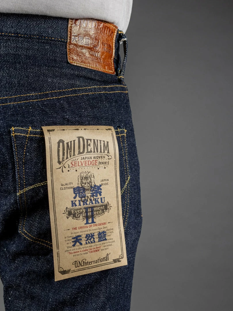 ONI Denim 689 "Kiraku II" 12oz Natural Indigo Relaxed Tapered Jeans 7 ONI Denim 689 "Kiraku II" 12oz Natural Indigo Relaxed Tapered Jeans