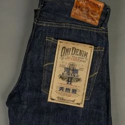 ONI Denim 689 "Kiraku II" 12oz Natural Indigo Relaxed Tapered Jeans 35 ONI Denim 689