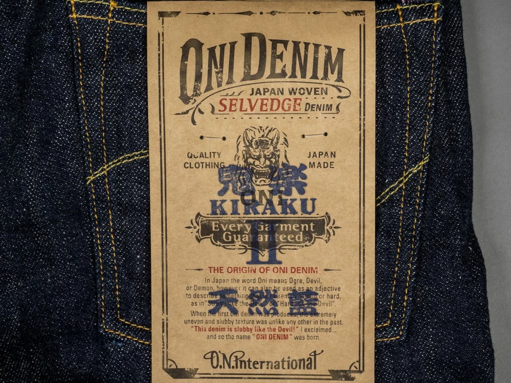 ONI Denim 689 "Kiraku II" 12oz Natural Indigo Relaxed Tapered Jeans 20 ONI Denim 689 "Kiraku II" 12oz Natural Indigo Relaxed Tapered Jeans