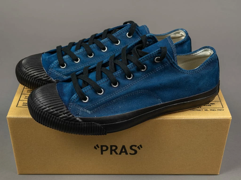 PRAS Sneakers Pras Shellcap Low Indigo Hand Dyed Sneakers 19 PRAS Sneakers Pras Shellcap Low Indigo Hand Dyed Sneakers