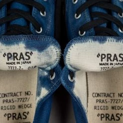 PRAS Sneakers Pras Shellcap Low Indigo Hand Dyed Sneakers 44 PRAS Sneakers Pras Shellcap Low Indigo Hand Dyed Sneakers