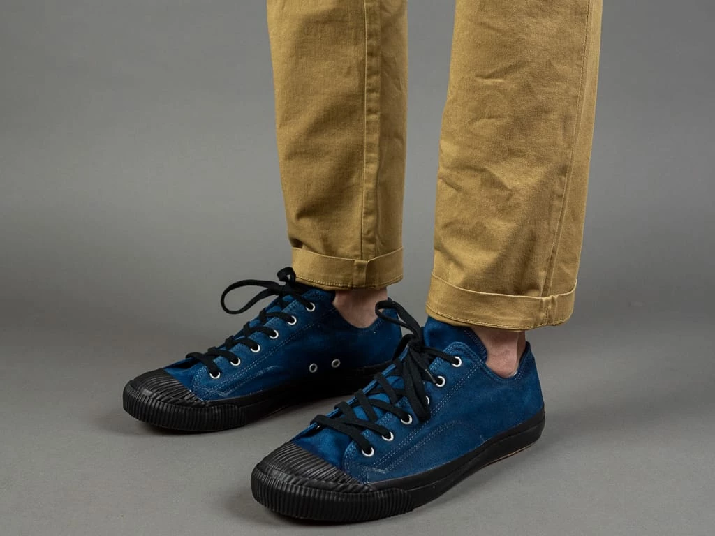 PRAS Sneakers Pras Shellcap Low Indigo Hand Dyed Sneakers 24 PRAS Sneakers Pras Shellcap Low Indigo Hand Dyed Sneakers