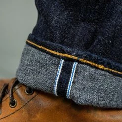 Pure Blue Japan BRK-013-ID 13.5oz Broken Twill Slim Tapered Jeans