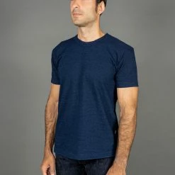 Pure Blue Japan SS5011 Indigo Dyed Crewneck T-Shirt