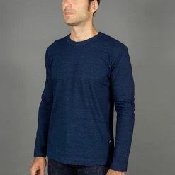 Pure Blue Japan LS5011 Indigo Dyed Long Sleeve T-Shirt