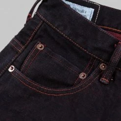 Redcast Heritage X Tanuki "Homura" Akane Overdye Slim Straight Jeans NEW ARRIVALS 52 Redcast Heritage X Tanuki