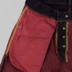 Redcast Heritage X Tanuki "Homura" Akane Overdye Slim Straight Jeans NEW ARRIVALS 54 Redcast Heritage X Tanuki