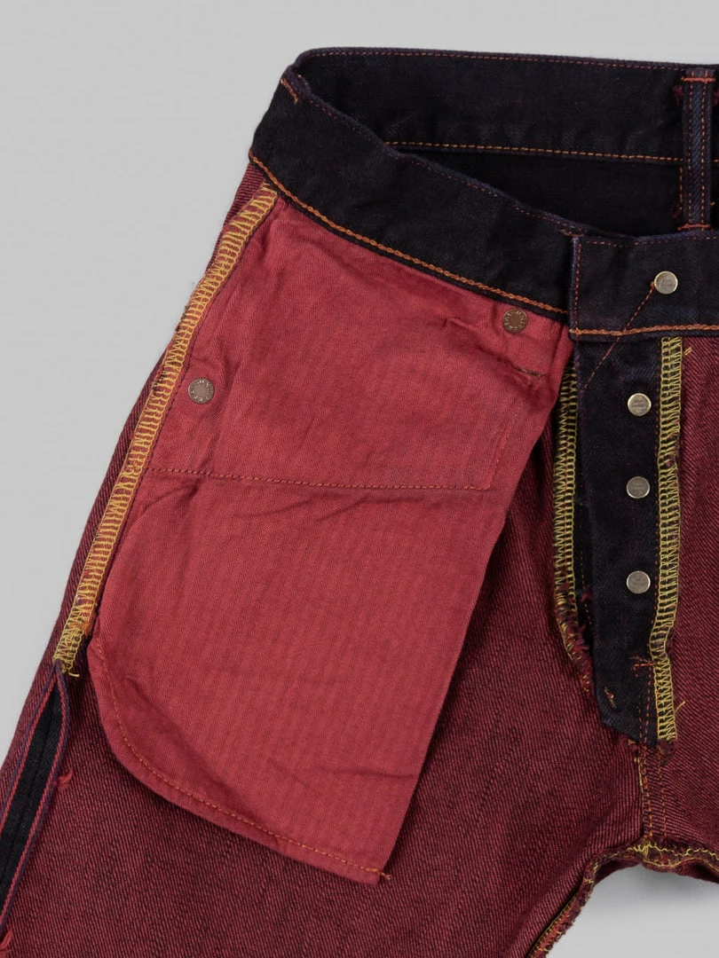 Redcast Heritage X Tanuki "Homura" Akane Overdye Slim Straight Jeans NEW ARRIVALS 23 Redcast Heritage X Tanuki "Homura" Akane Overdye Slim Straight Jeans NEW ARRIVALS