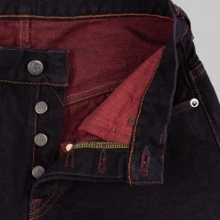 Redcast Heritage X Tanuki "Homura" Akane Overdye Slim Straight Jeans NEW ARRIVALS 45 Redcast Heritage X Tanuki