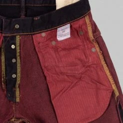 Redcast Heritage X Tanuki "Homura" Akane Overdye Slim Straight Jeans NEW ARRIVALS 56 Redcast Heritage X Tanuki