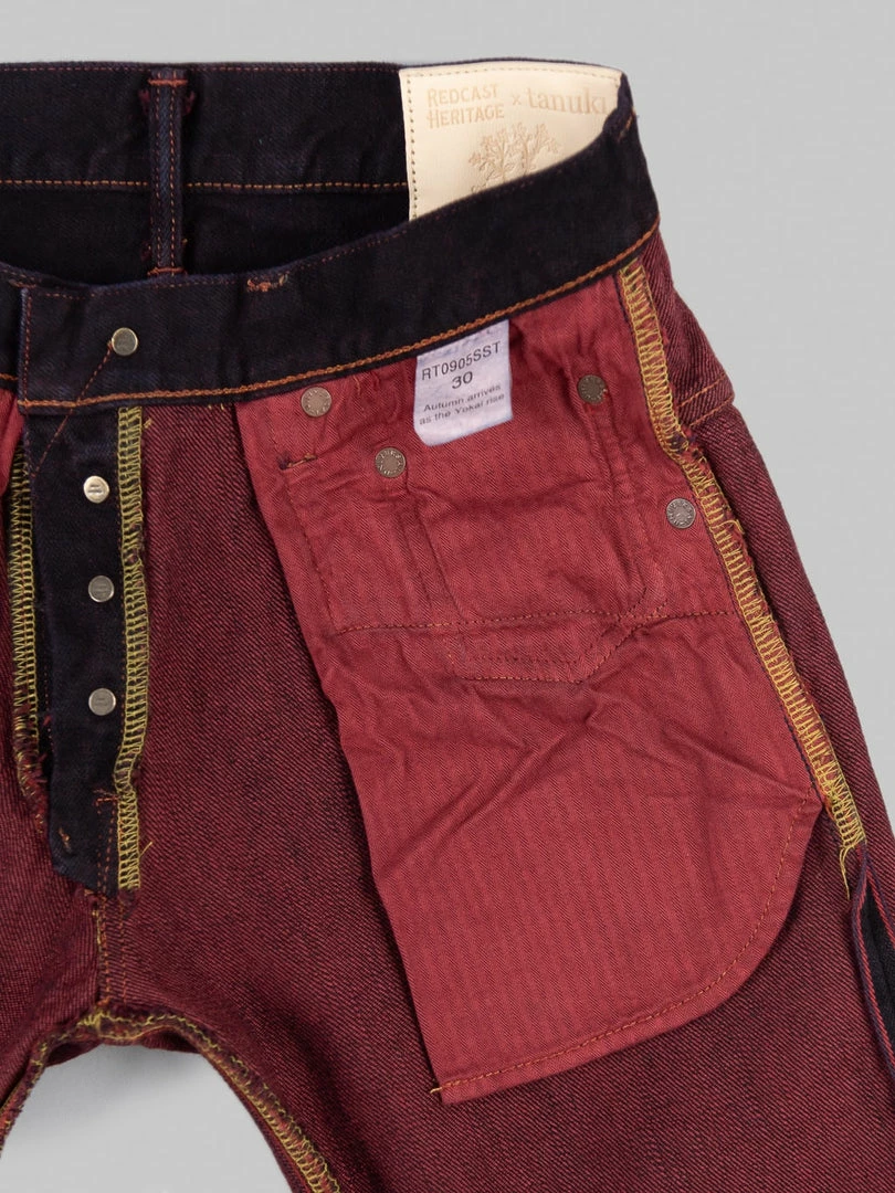 Redcast Heritage X Tanuki "Homura" Akane Overdye Slim Straight Jeans NEW ARRIVALS 25 Redcast Heritage X Tanuki "Homura" Akane Overdye Slim Straight Jeans NEW ARRIVALS