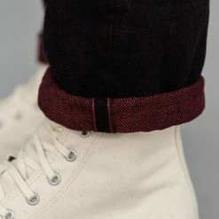 Redcast Heritage X Tanuki "Homura" Akane Overdye Slim Straight Jeans NEW ARRIVALS 43 Redcast Heritage X Tanuki