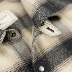 NEW ARRIVALS Rogue Territory BM Shirt Natural Brushed Plaid 37 NEW ARRIVALS Rogue Territory BM Shirt Natural Brushed Plaid