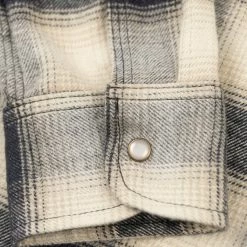 NEW ARRIVALS Rogue Territory BM Shirt Natural Brushed Plaid 36 NEW ARRIVALS Rogue Territory BM Shirt Natural Brushed Plaid