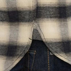 NEW ARRIVALS Rogue Territory BM Shirt Natural Brushed Plaid 26 NEW ARRIVALS Rogue Territory BM Shirt Natural Brushed Plaid