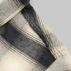 NEW ARRIVALS Rogue Territory BM Shirt Natural Brushed Plaid 40 NEW ARRIVALS Rogue Territory BM Shirt Natural Brushed Plaid