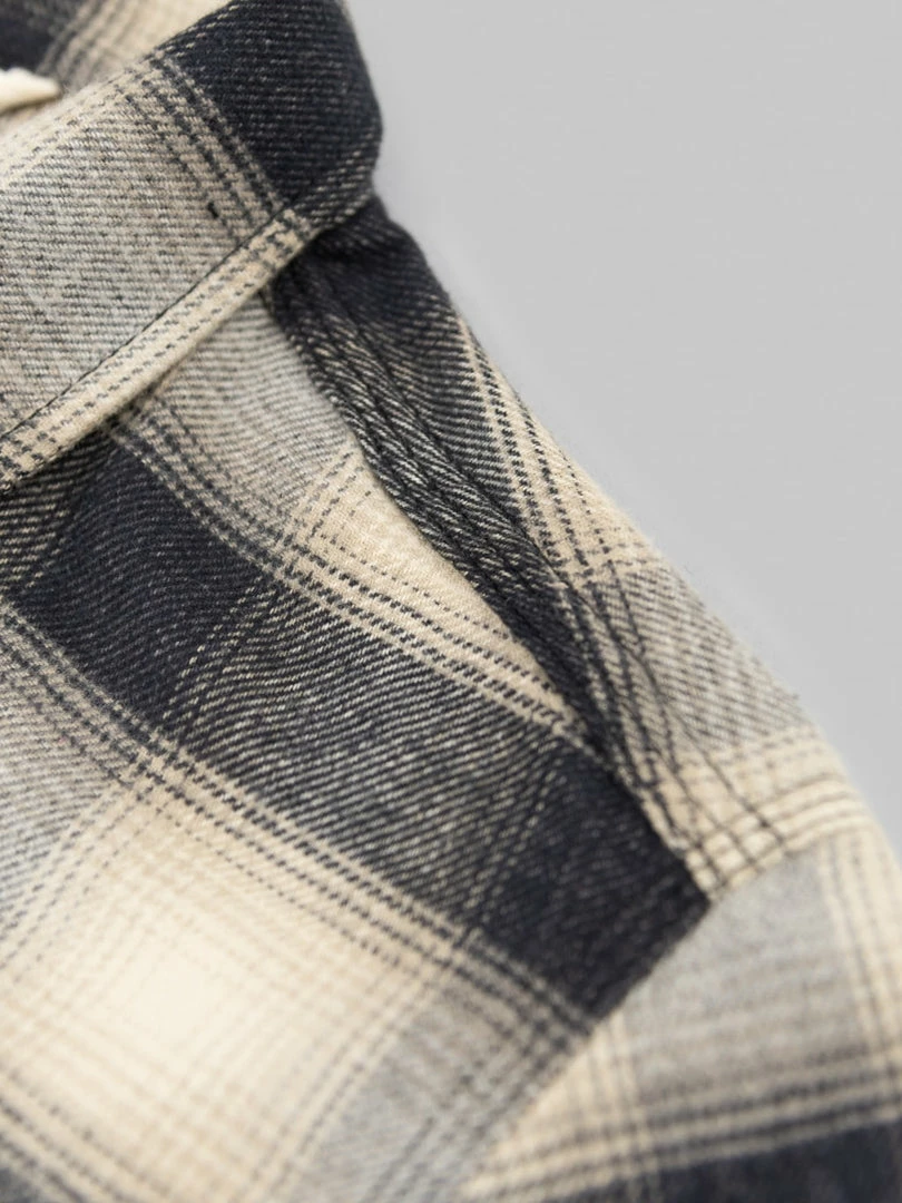 NEW ARRIVALS Rogue Territory BM Shirt Natural Brushed Plaid 21 NEW ARRIVALS Rogue Territory BM Shirt Natural Brushed Plaid