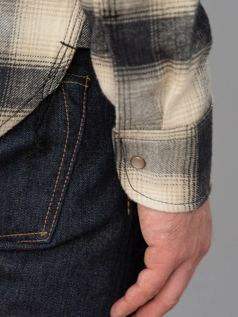 NEW ARRIVALS Rogue Territory BM Shirt Natural Brushed Plaid 8 NEW ARRIVALS Rogue Territory BM Shirt Natural Brushed Plaid