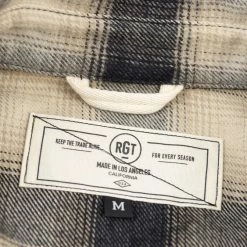 NEW ARRIVALS Rogue Territory BM Shirt Natural Brushed Plaid 33 NEW ARRIVALS Rogue Territory BM Shirt Natural Brushed Plaid