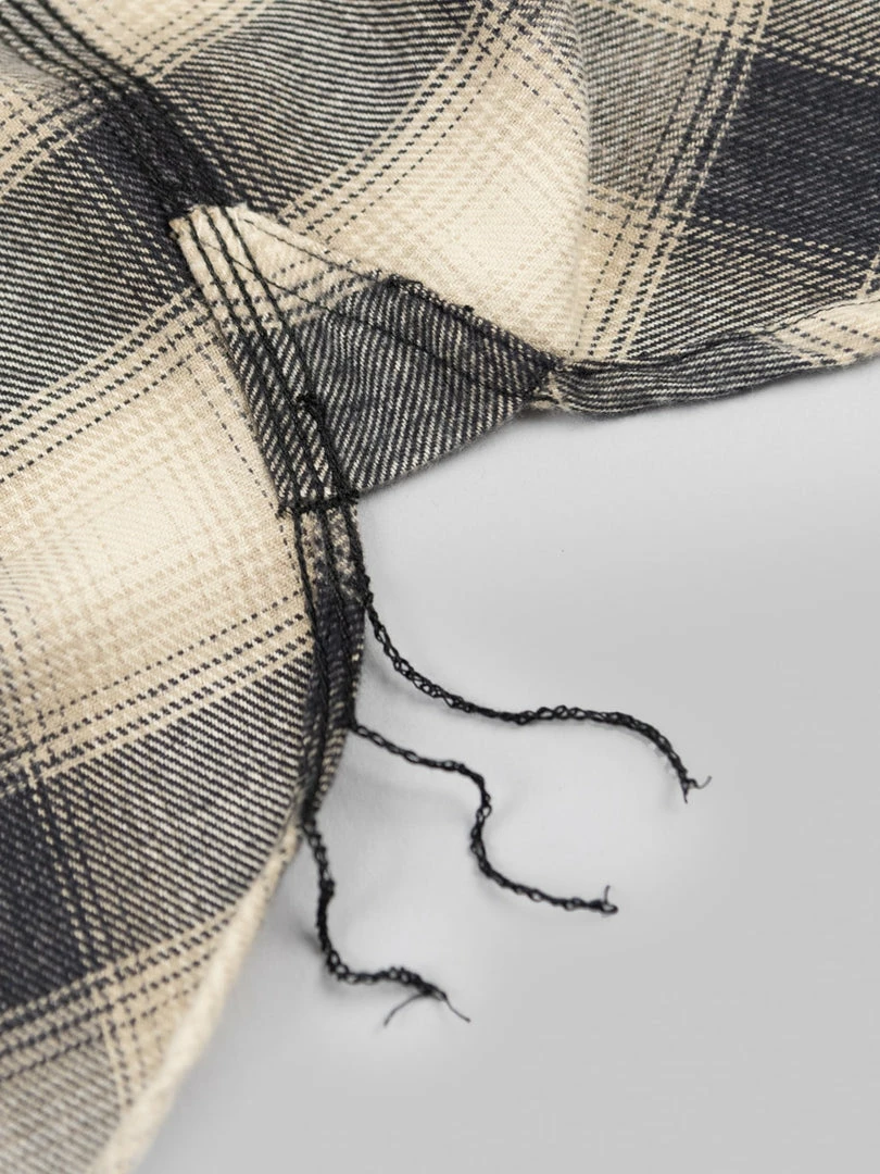 NEW ARRIVALS Rogue Territory BM Shirt Natural Brushed Plaid 20 NEW ARRIVALS Rogue Territory BM Shirt Natural Brushed Plaid