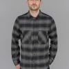 NEW ARRIVALS Rogue Territory BM Shirt Grey Brushed Plaid 2 NEW ARRIVALS Rogue Territory BM Shirt Grey Brushed Plaid