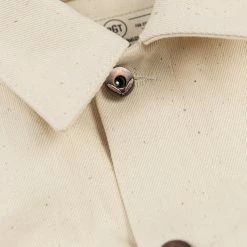 NEW ARRIVALS Rogue Territory 14oz Cruiser Jacket Ecru Selvedge