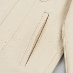 NEW ARRIVALS Rogue Territory 14oz Cruiser Jacket Ecru Selvedge