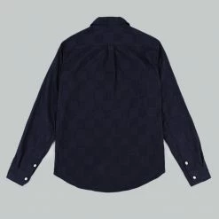 Rogue Territory Maker Jumper Shirt Navy Checkered