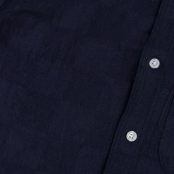 Rogue Territory Maker Jumper Shirt Navy Checkered