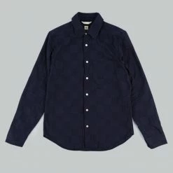 Rogue Territory Maker Jumper Shirt Navy Checkered