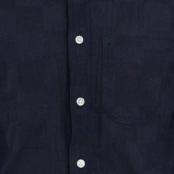 Rogue Territory Maker Jumper Shirt Navy Checkered