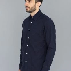 Rogue Territory Maker Jumper Shirt Navy Checkered