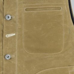 Rogue Territory Waxed Canvas Supply Vest Tan NEW ARRIVALS