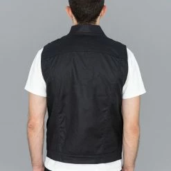NEW ARRIVALS Rogue Territory Waxed Canvas Supply Vest Black